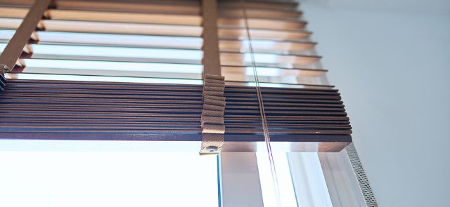 A Close Up Of Blinds.